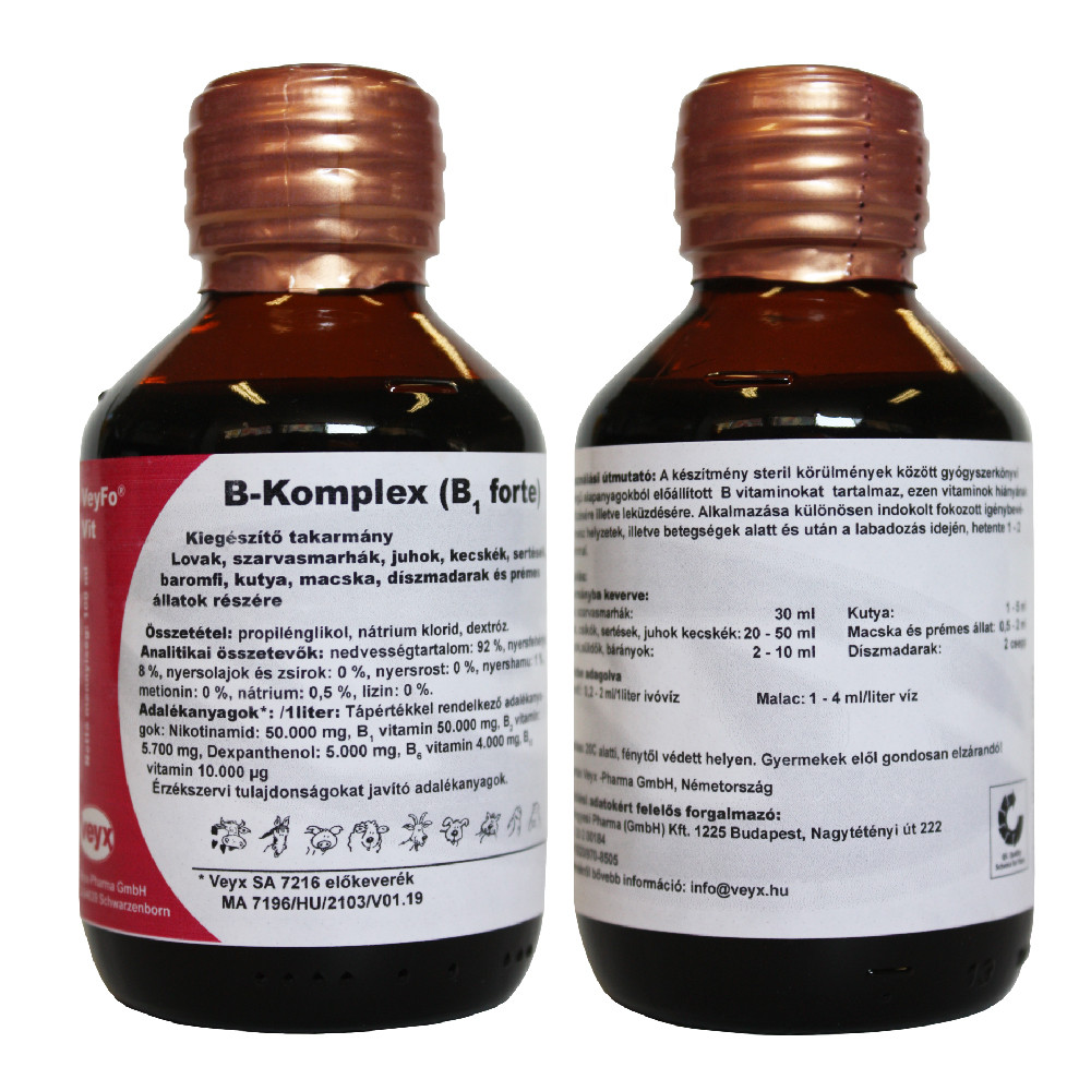 B-KOMPLEX B1 FORTE (6-féle B-vitamin) - Veyx.unas.hu